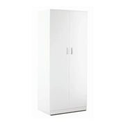 Armadio Due Ante 77x52 h182cm Bianco Liscio