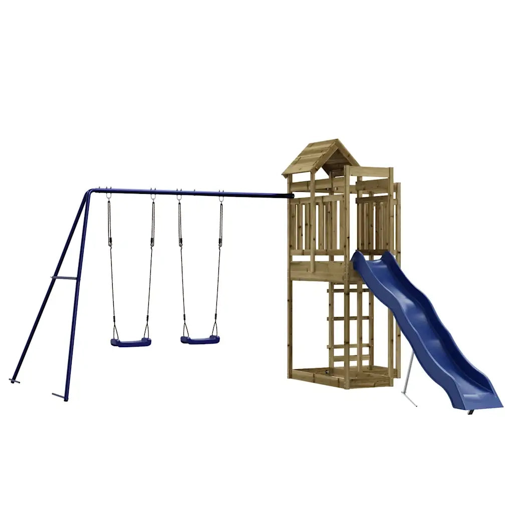 Set da Gioco da Esterno in Legno di Pino Impregnato 3156888