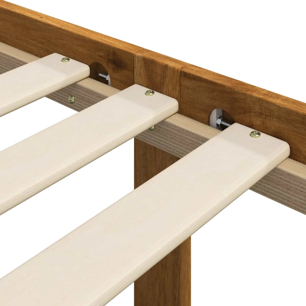 Letto Singolo con Testiera ROSTOCK Naturale 80 x 200 cm 903369