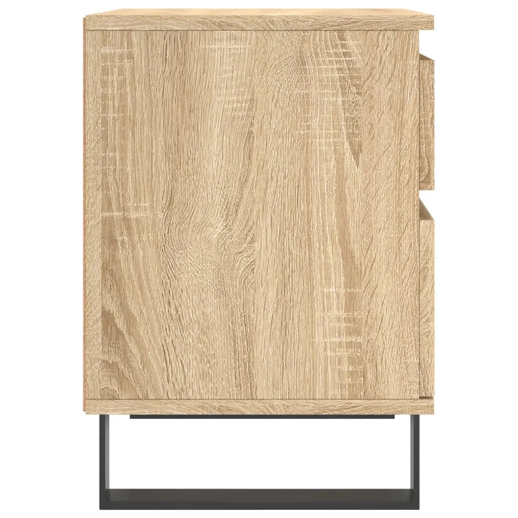 Comodino | Armadio da Notte | Mobiletto da notte Rovere Sonoma 40x35x50 cm in Legno Multistrato