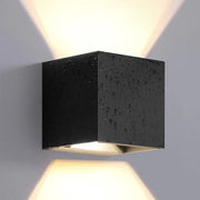 Illuminazione esterna LED 2x6W 925LM 3000K IP65 impermeabile design moderno quadrato a parete regolabile angolo di illuminazione - lampada esterna