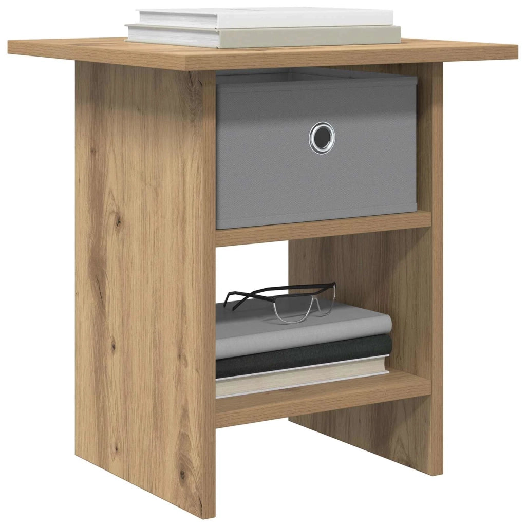 Comodino Rovere artigianale 41 x 40 x 45 cm Legno multistrato 8000450