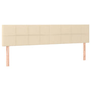 Testiera | Testata Crema 160x5x78/88 cm in Tessuto