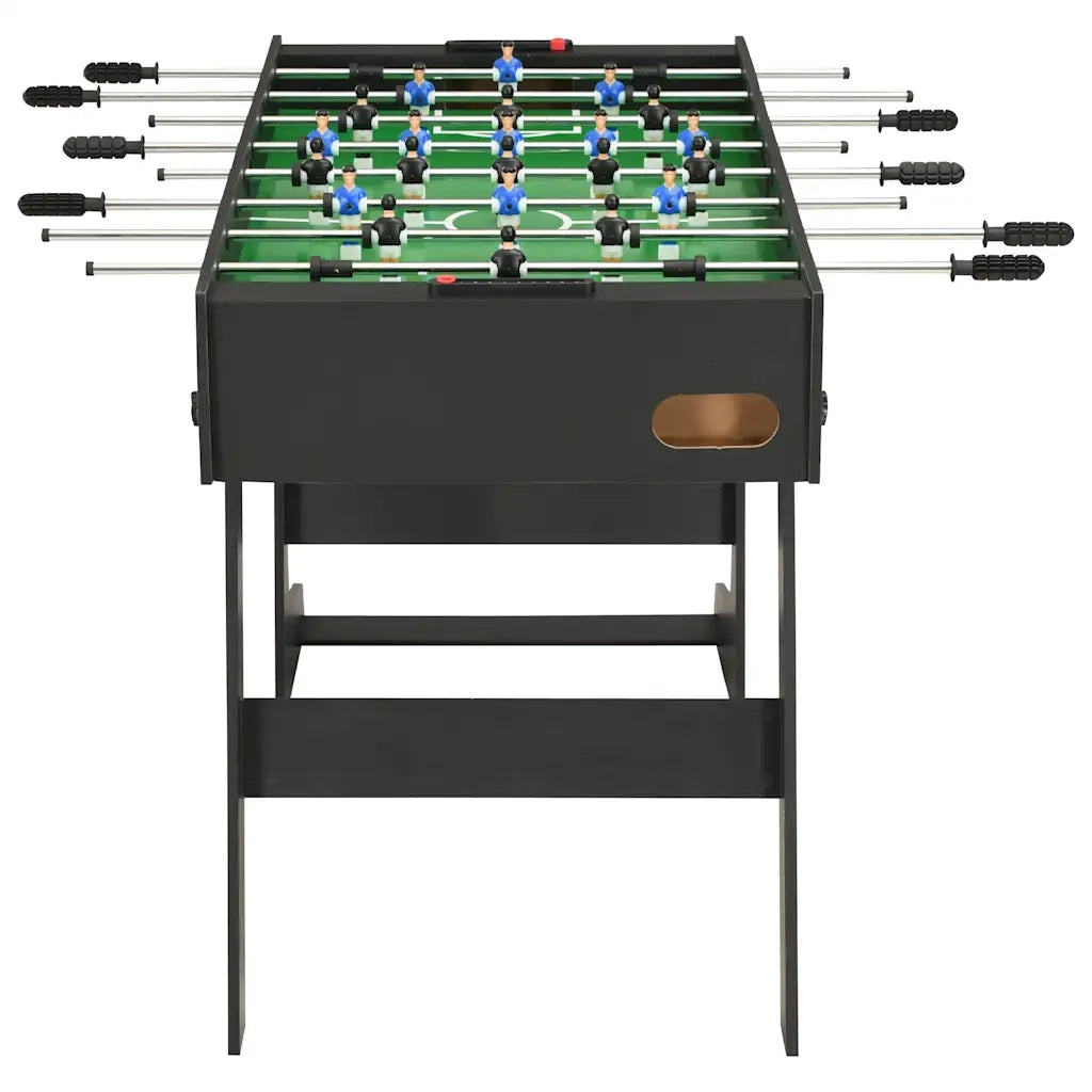 Calcio Balilla Pieghevole 121x61x80 cm Nero cod mxl 76776