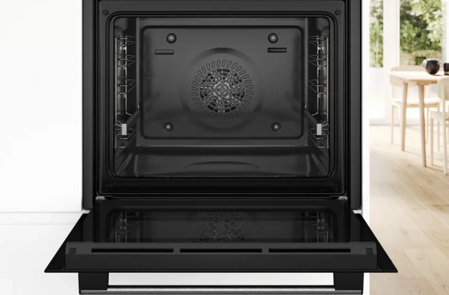 Bosch Serie 4 HBA514ES3 forno 71 L 3400 W Nero, Acciaio inox