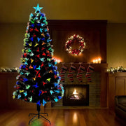 Albero di Natale artificiale con 300 LED Verde 240 cm PVC 42019346