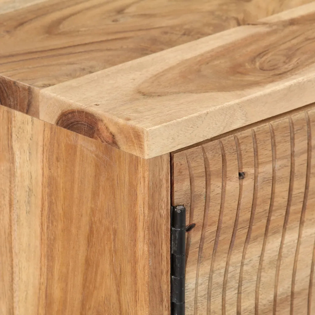 Credenza 115x35x75 cm in Legno Massello di Acacia 322670