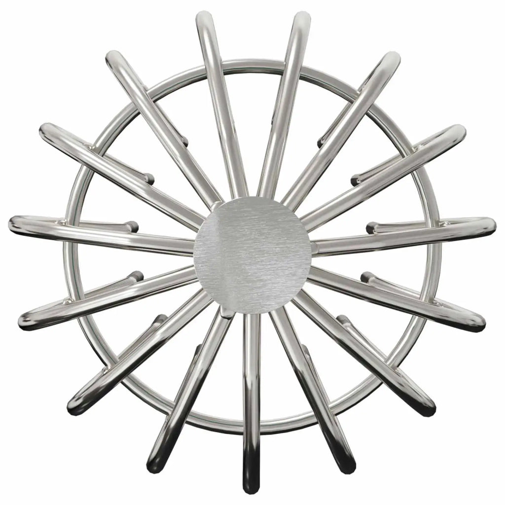 Protezione Foglie per Grondaia 8 pcs Argento 110 mm 42019389