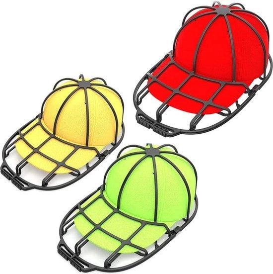 Basecap Wasrek per 3 pezzi per cappelli da baseball per adulti e bambini. Pulitore per lavatrice.