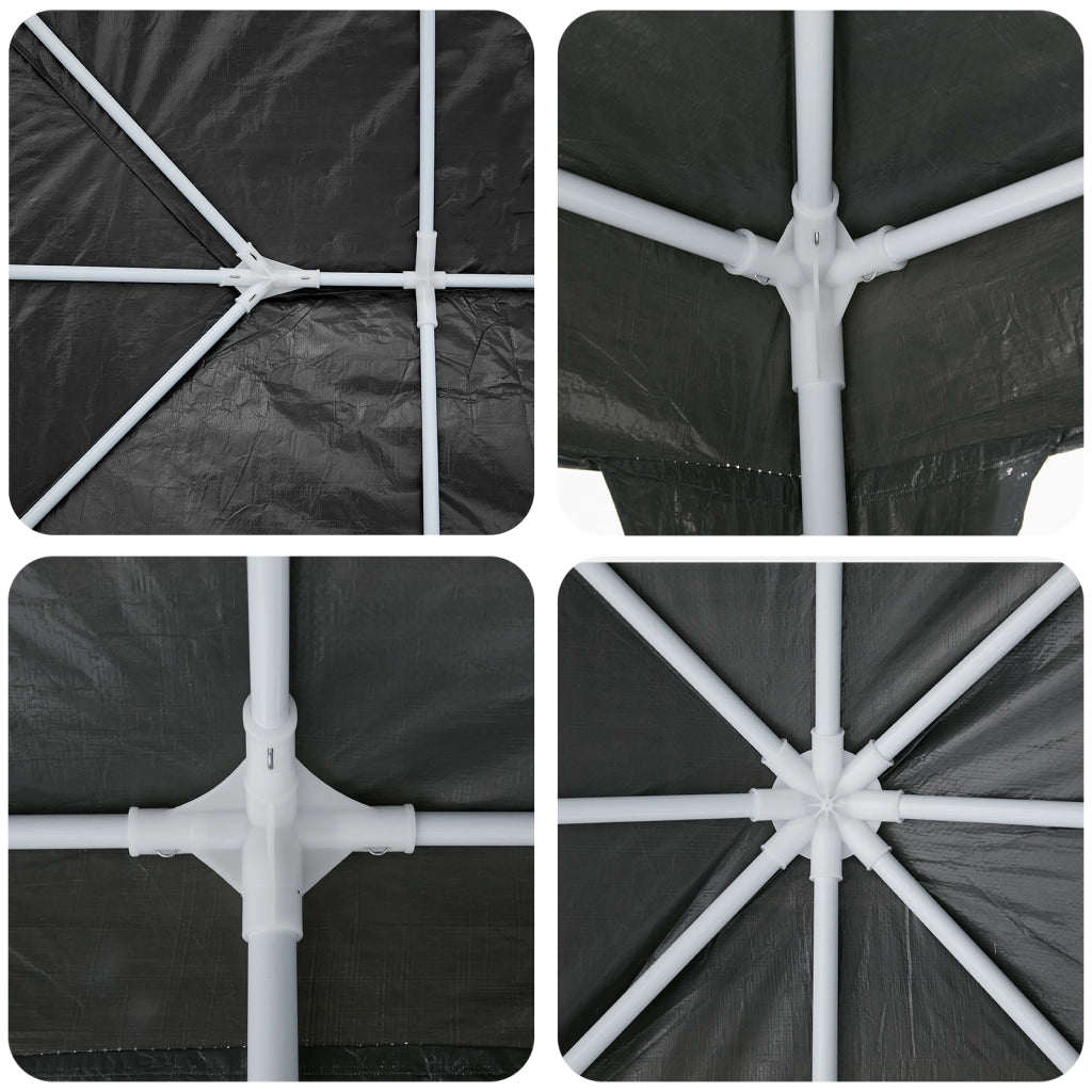 Tenda per Feste Antracite 6x4 m PE