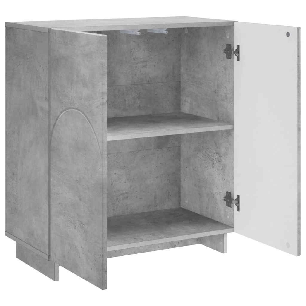 Credenza Grigio Cemento 67 x 34,5 x 75 cm Legno ingegnerizzato 8011534