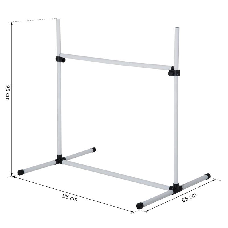 SET 4 OSTACOLI AGILITY DOG PER ADDESTRAMENTO CANI CON SACCA DI TRASPORTO