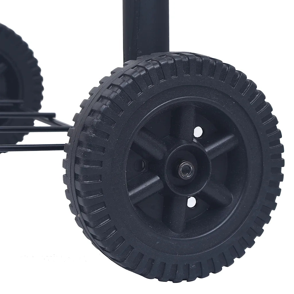 Barbecue a Carbone con Affumicatore e Ripiano Basso Nero CFW5602244