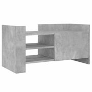 Mobile per TV | Armadietto TV | Mobile Porta TV Grigio Cemento 80x35x40 cm Legno Multistrato