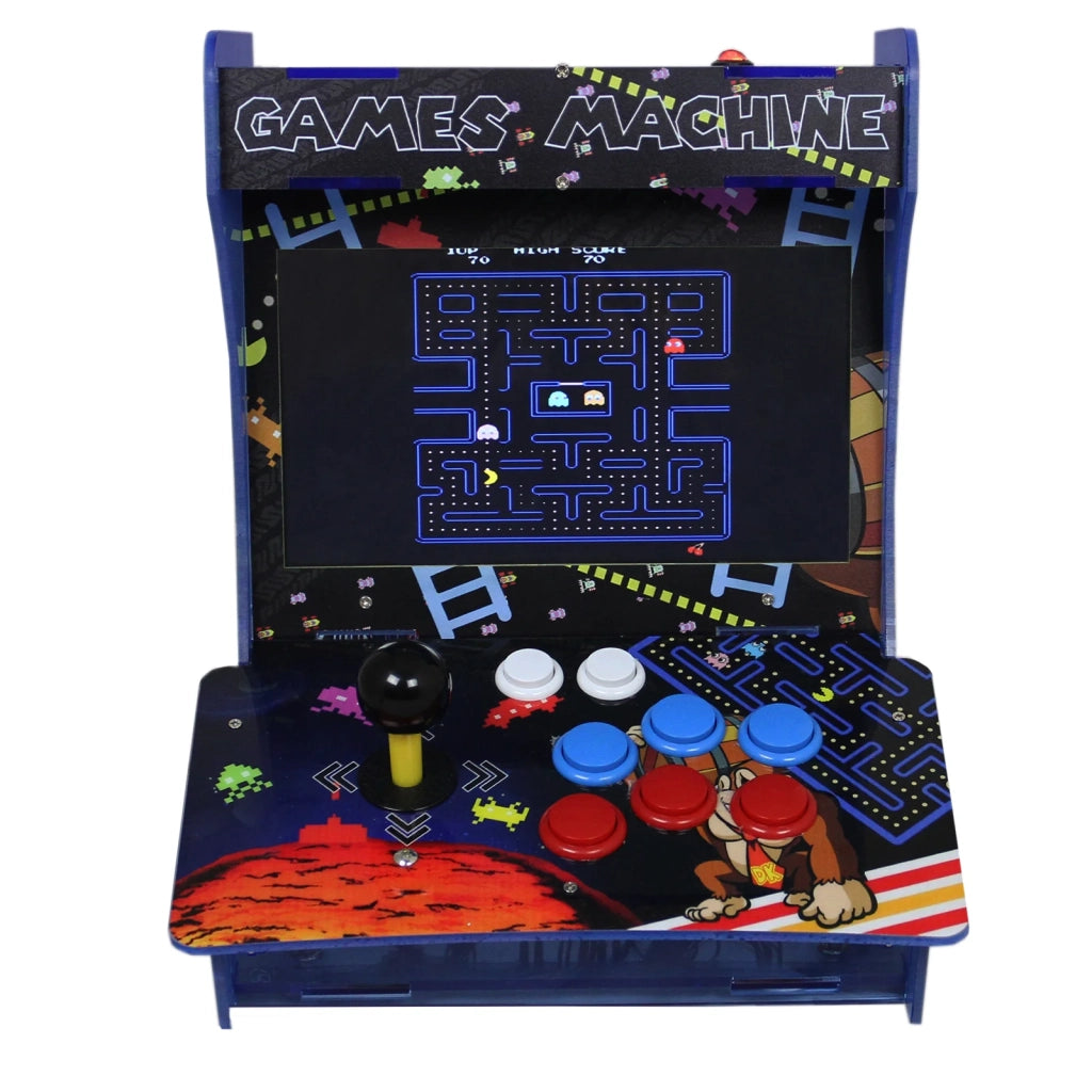 Mini Macchina Arcade con 1299 Giochi Anni 80-90 Vintage da Bar o da Tavolo
