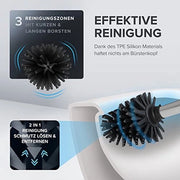 Asciugamano per bagno Traneodde | Argento | Montaggio a muro senza forare | Asciugamano per bagno con funzione di ventilazione | per colla | realizzato in acciaio inox | Testa di asciugamano per bagno è sostituibile
