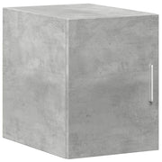 Armadietto a Muro | Mobile a Parete Grigio Cemento 30x42,5x40 cm Legno Multistrato