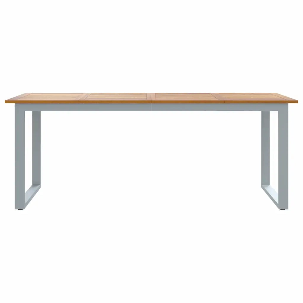 Tavolo da Giardino Grigio 200 x 90 x 75 cm 4010597