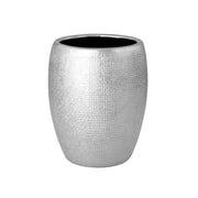Bicchiere serie glitter in ceramica in argento