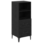 Credenza | Madia | Buffet da pranzo | Armadio da pranzo Rovere nero 34 x 34.5 x 90 cm Legno multistrato