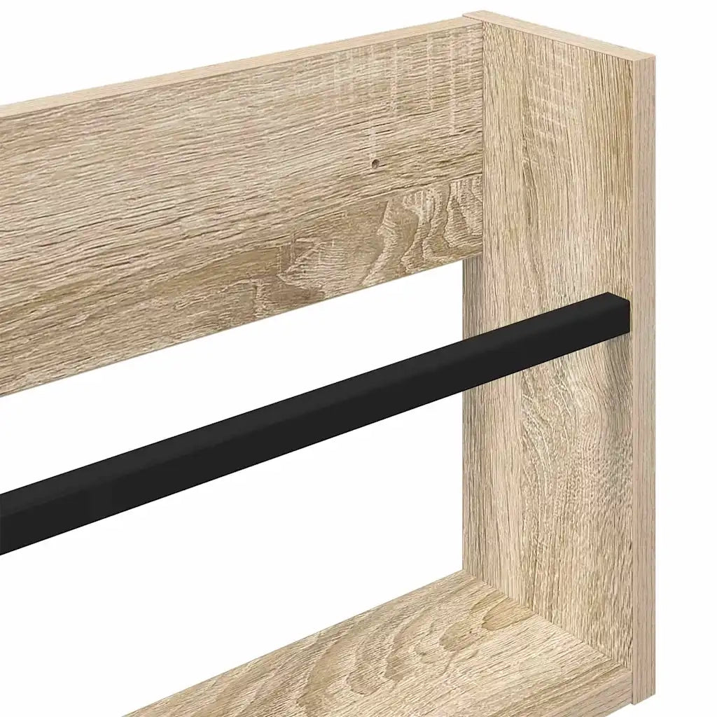 Scaffale per riviste Rovere Sonoma 60 x 12 x 30 cm CFW2272879
