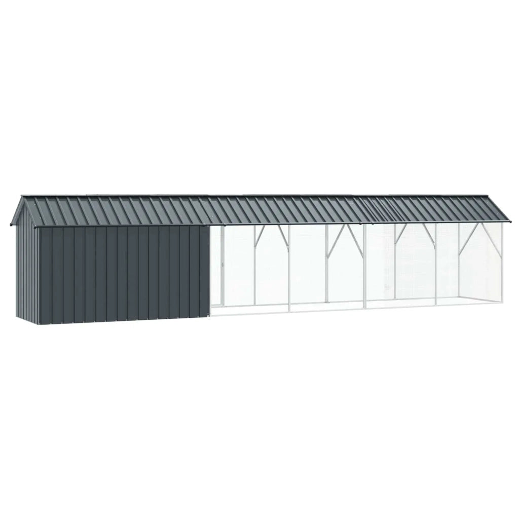 Gabbia per uccelli Antracite 630 x 103 x 142 cm Acciaio zincato 3325146
