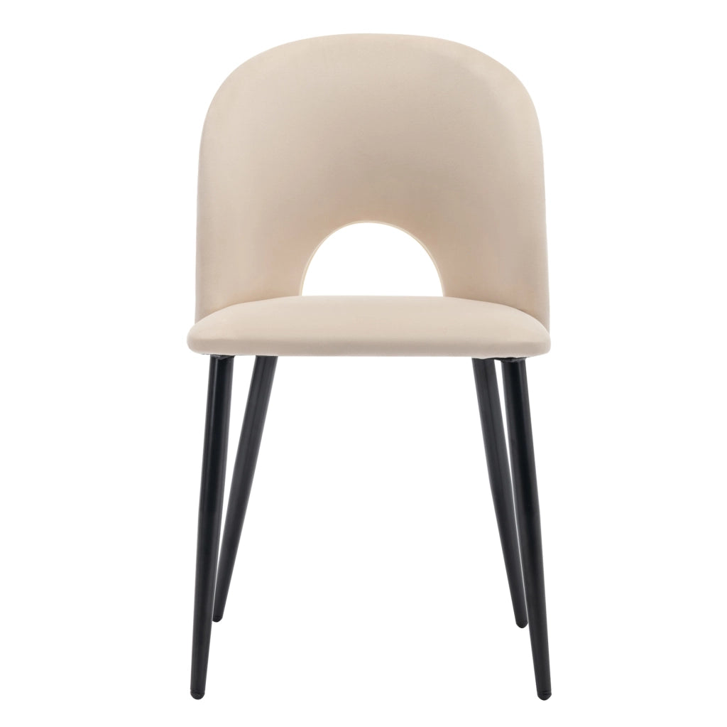 Set da pranzo 140x80x75 cm con tavolo effetto marmo; velluto beige