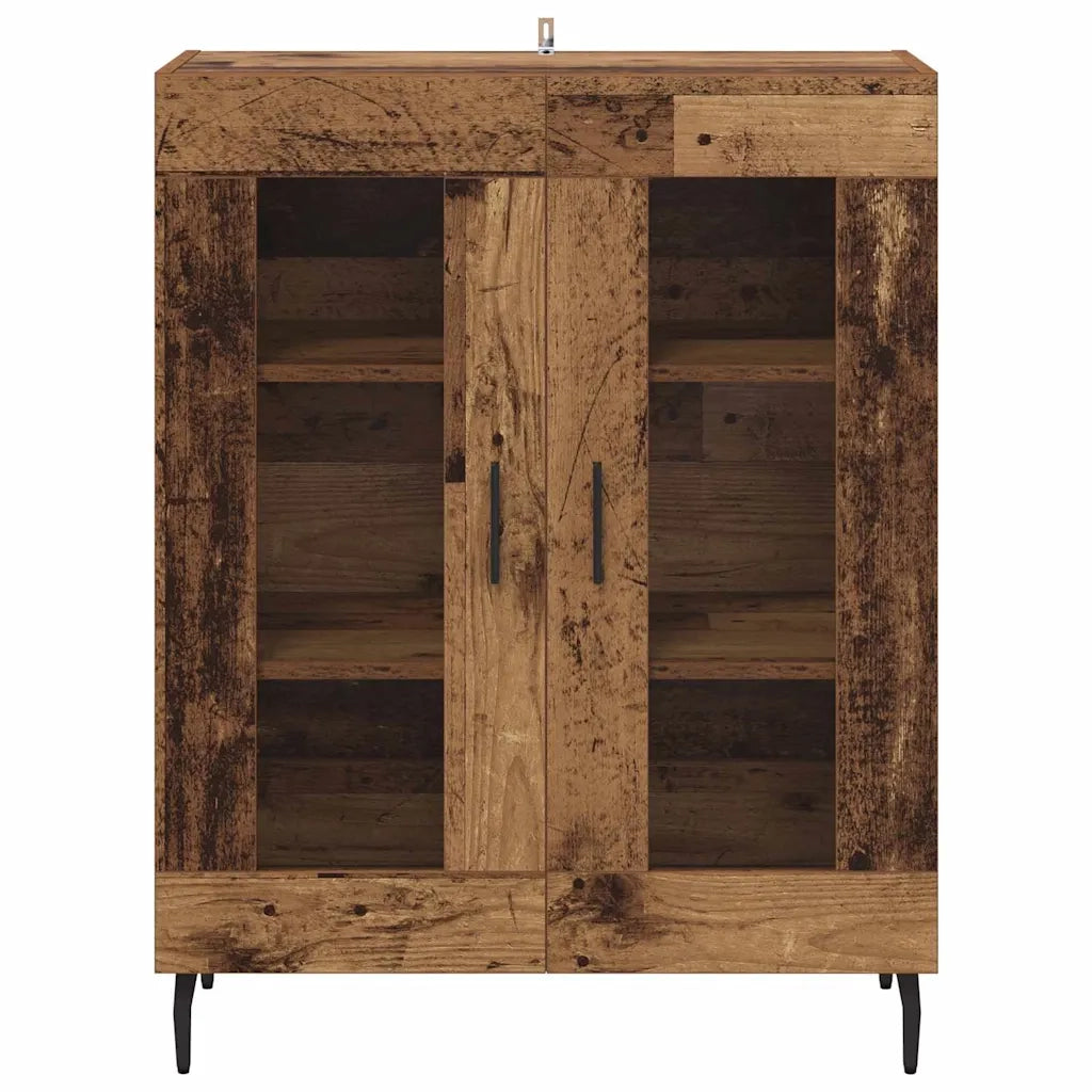 Credenza-Buffet-Armadio da cucina Legno vecchio 69,5 x 34 x 90 cm Legno multistrato 665265