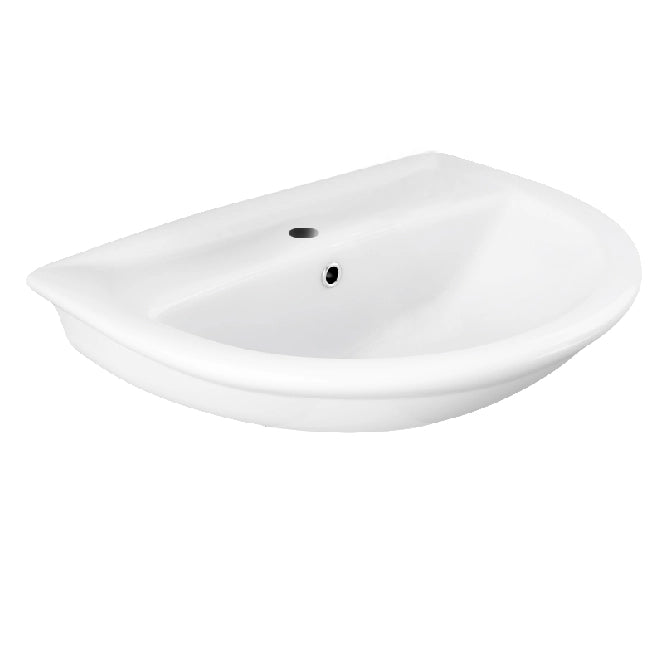 Lavabo sospeso in ceramica 50 cm Rak Ceramics Karla - Bianco