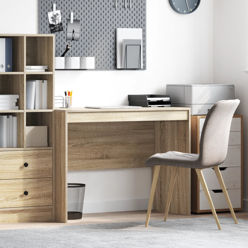 Scrivania per Scrittura Rovere Sonoma MDF con impiallacciatura