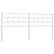 Testiera | Testata di Ricambio in Metallo Bianco 160 cm