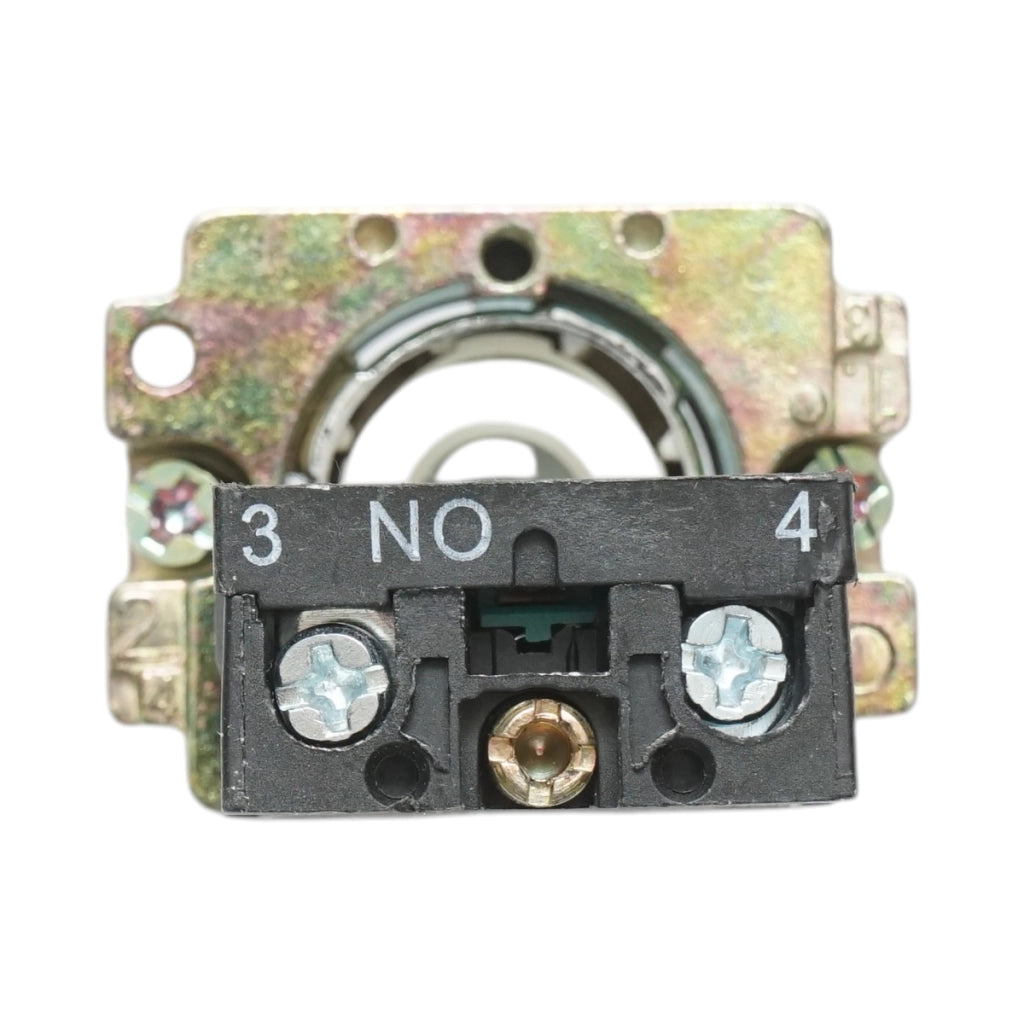 Selettore a 2 posizioni con ritorno, nero, 1NO, 400V/10A, LAY5-BD41C Breckner Germany