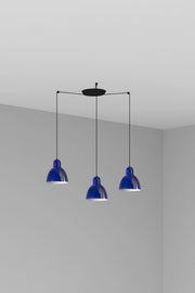 VENICE 3L Lampada a sospensione blu cobalto