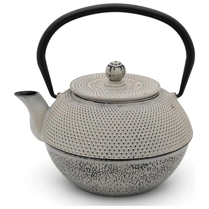 Bredemeijer 153019 Asia Jang Teiera in ghisa con filtro 1100 ml colore Grigio cemento