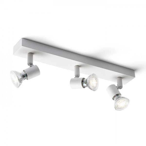 Faretto TRICA III da parete bianco  230V GU10 3x25W