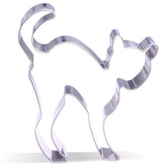 Gatto spaventato a forma di biscotto - acciaio inossidabile 10,7 cm