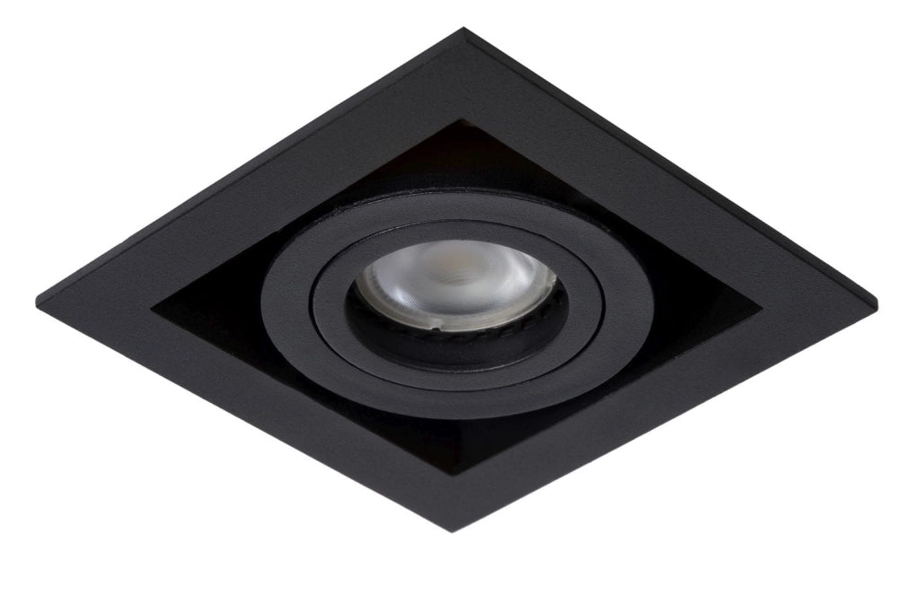 Faretto soffitto Lucide Chimney GU10 50W nero quadrato