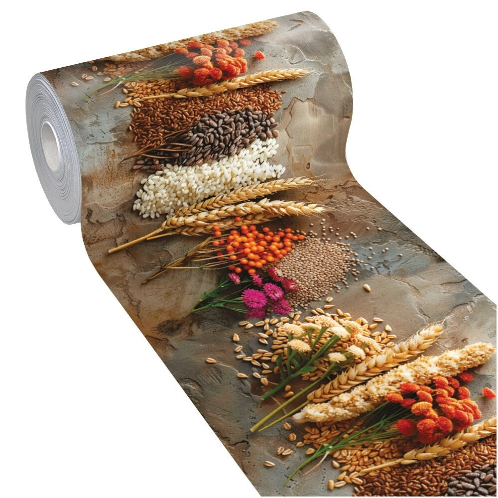 Tappeto Cucina Gomma Pvc 51x140 cm Antimacchia Passatoia Antiscivolo Antisfilo Lavabile Dis_A