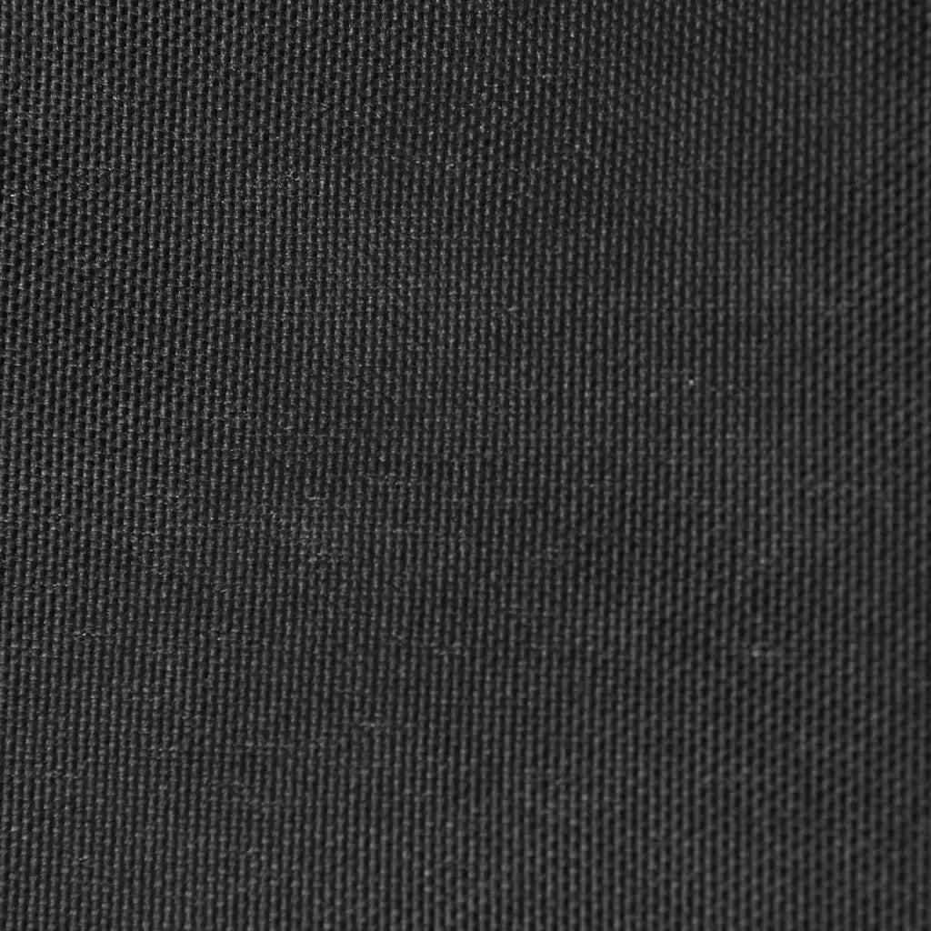 Parasole a Vela Oxford Triangolare 5x7x7 m Antracite