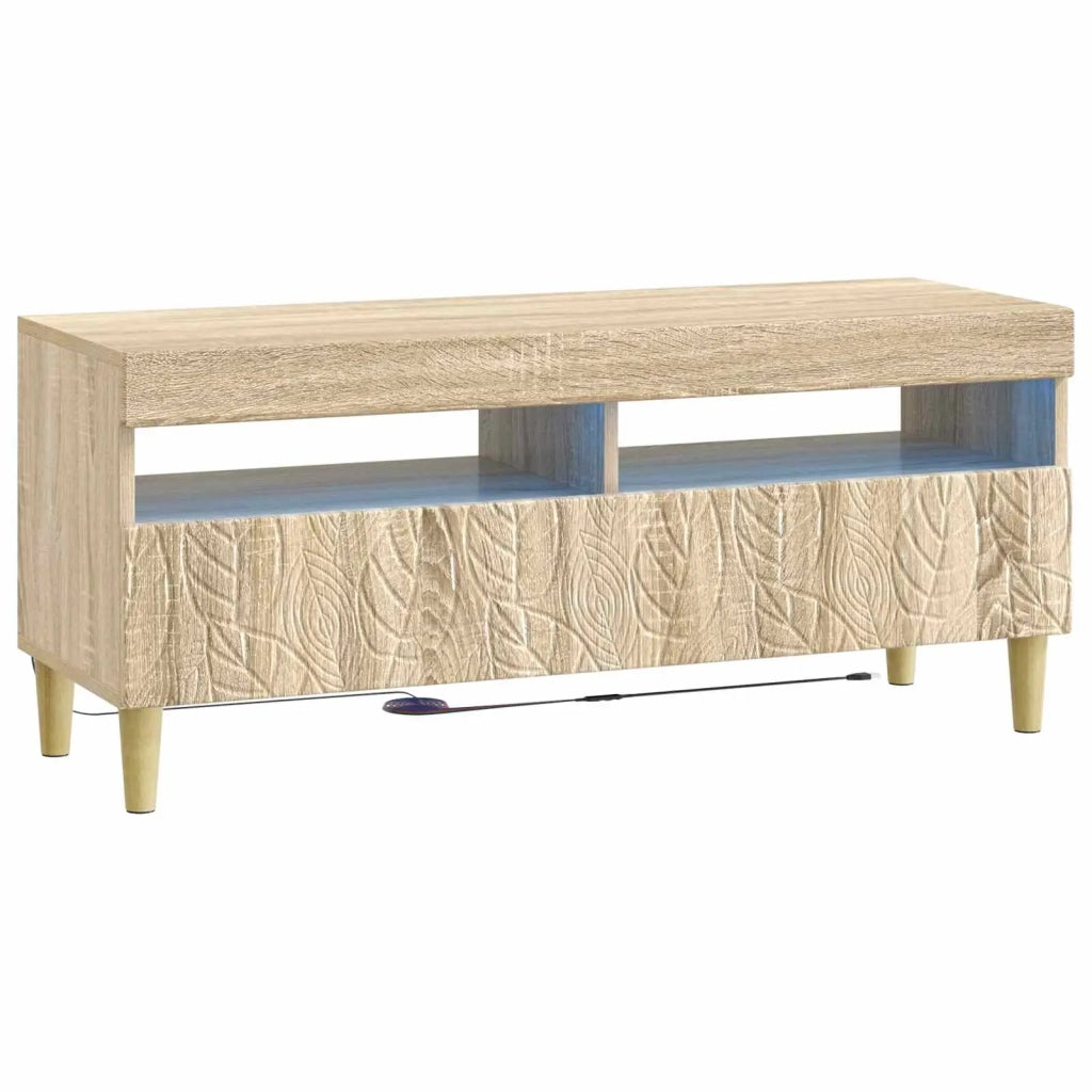 Mobile TV LED a 5 pezzi Rovere Sonoma Legno ingegnerizzato 3416758
