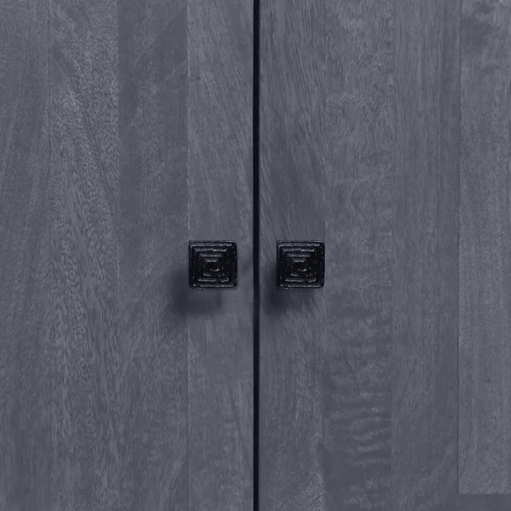 Credenza-Buffet-Armadio da cucina in Legno Massello di Mango 60x30x76 cm