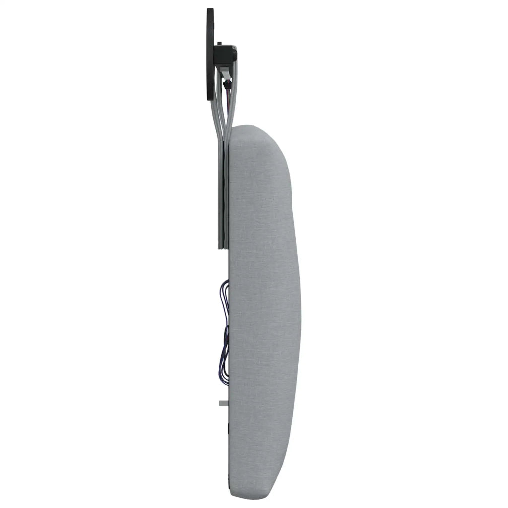 Testiera sospesa Con luce LED Grigio Chiaro Tessuto 3424569