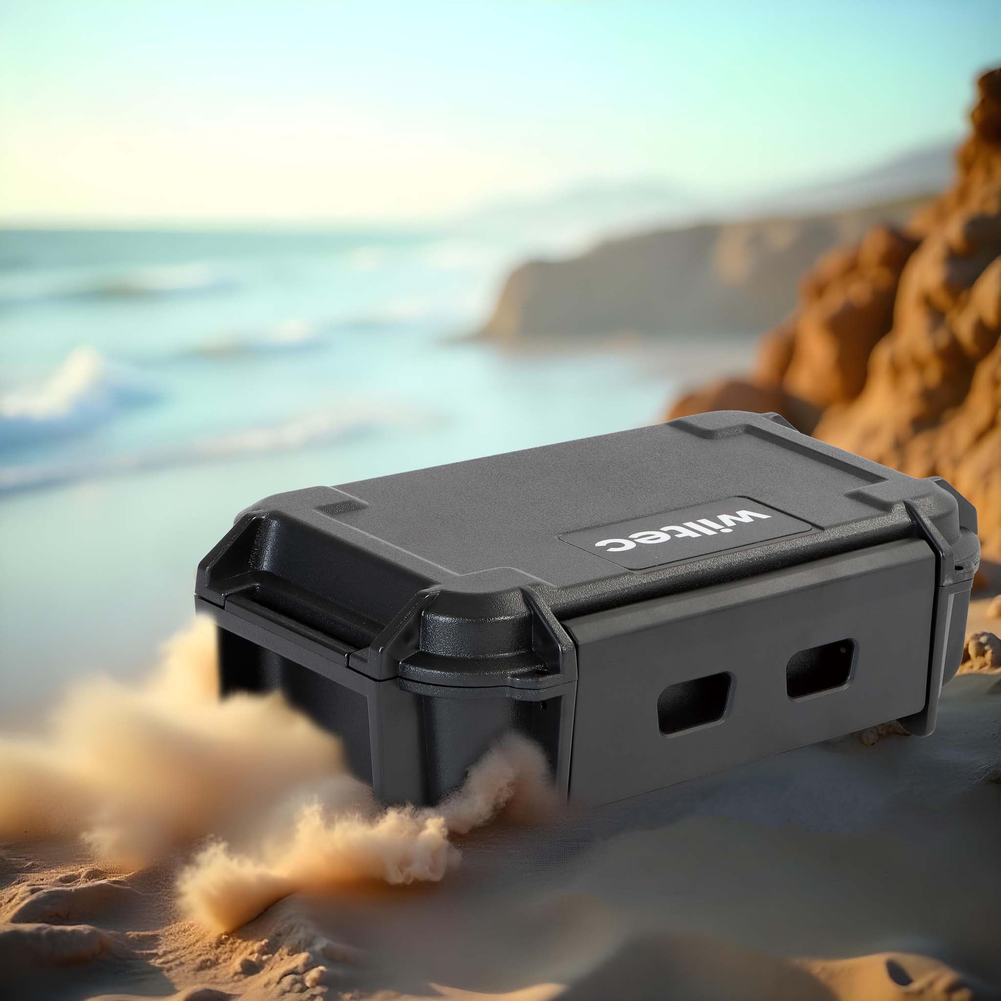 Cassetta porta attrezzi, rigida universale impermeabile, 28,2 x 17,8 x 9,95 cm, per utensili piccoli