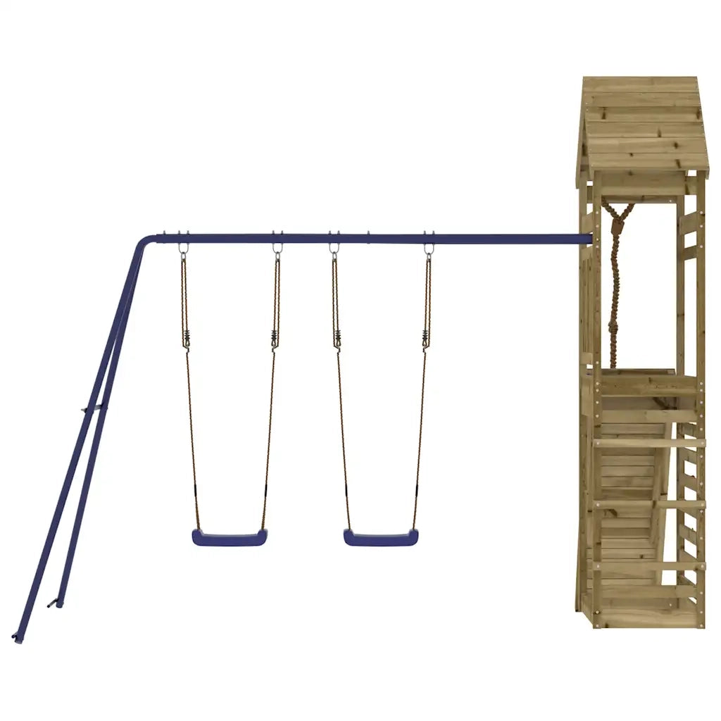 Set da Gioco da Esterno in Legno di Pino Impregnato 3156927