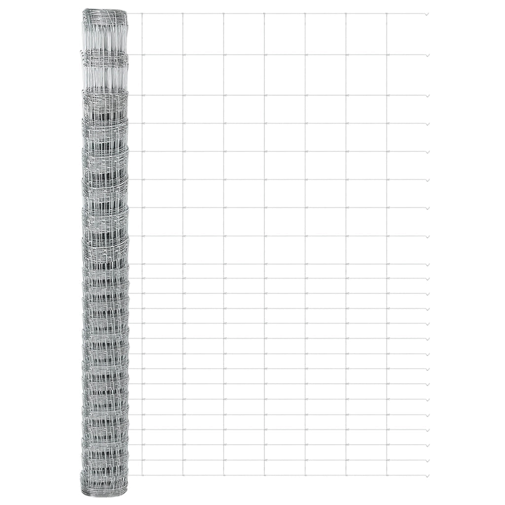 Recinto per Campo  1.6x25 m Acciaio Zincato