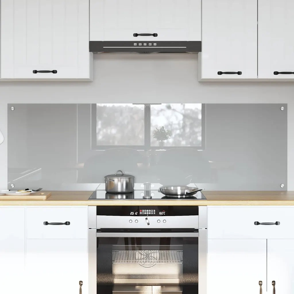 Schienale da cucina 2 pcs Grigio chiaro 80 x 50 cm 3415450