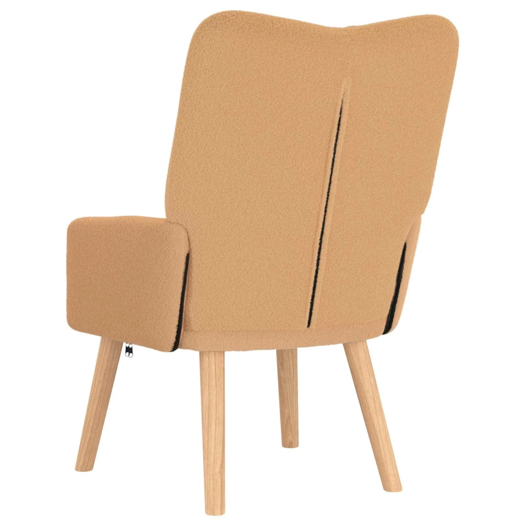 Poltroncina-Poltrona Beige 63 x 67 x 94 cm Poliestere e compensato
