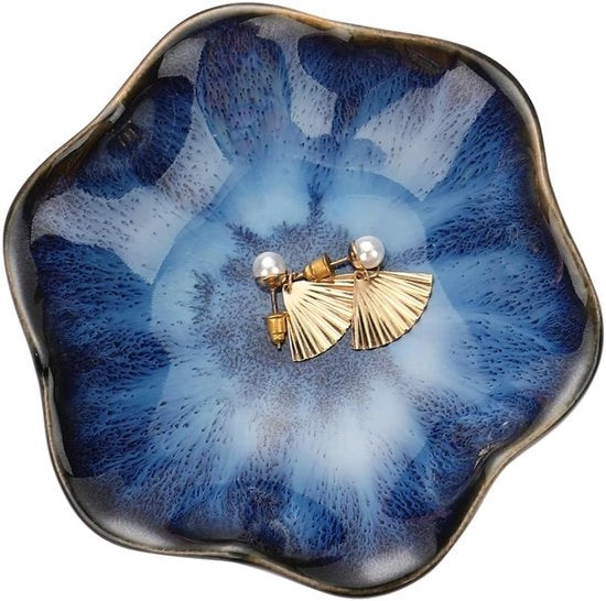 Decorazione ceramica da parete - decorativa e funzionale - 1 pezzo - bianca