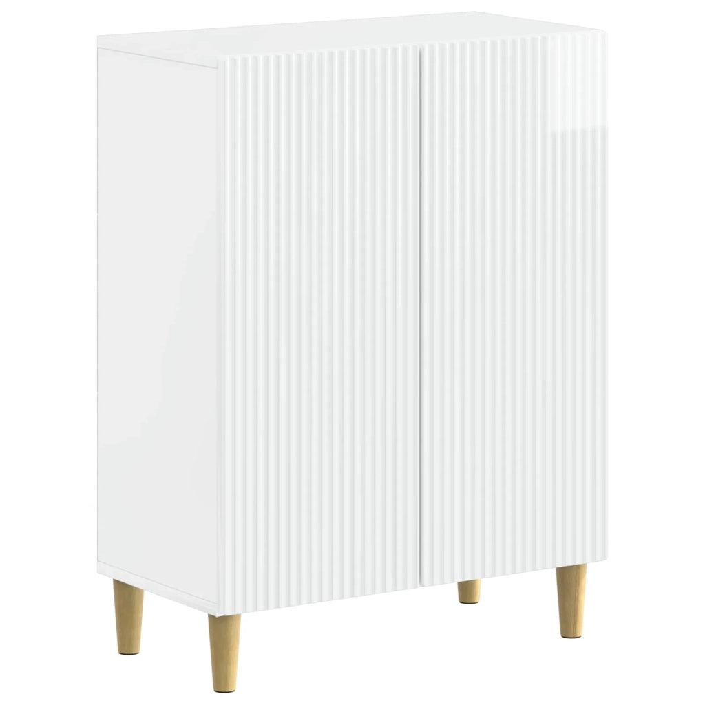 Mobiletto da Bagno ARNHEM Bianco Lucido 59,5 x 31 x 80 cm 896619