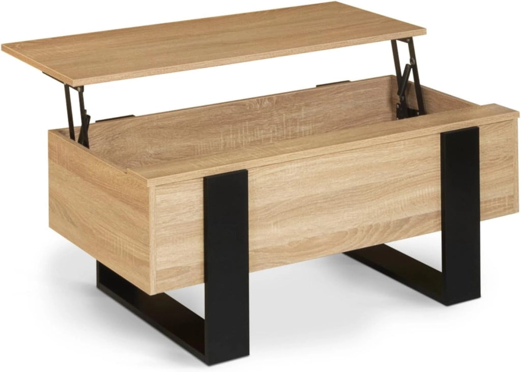 Tavolino PHOENIX in legno e nero